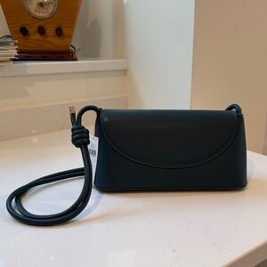 Anthropologie Deep Teal Shoulder Bag